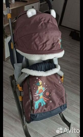 Коляска санки