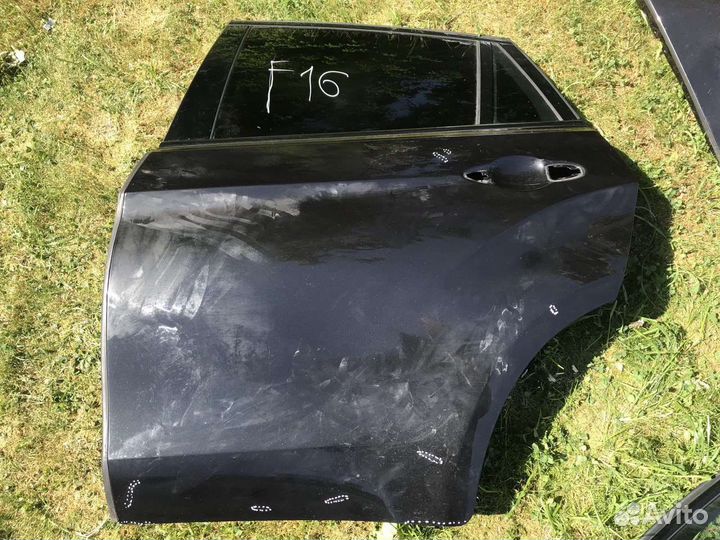 Задняя левая дверь черная BMW X6 F16