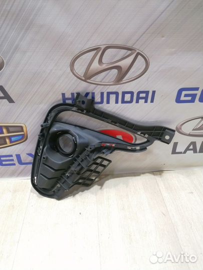 Оправа накладка птф туманки Kia RIO 4 Лев