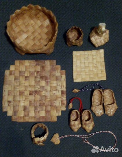 Береста плетёные сувениры ручной работы