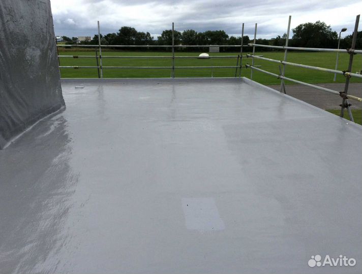 Гидроизоляция крыши жидкой резиной