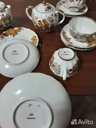 Чайный набор лфз на 5 персон. Золотая осень