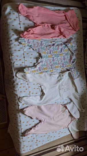 Детские вещи пакетом для девочек от 0 до 12 мес