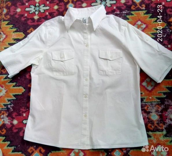 Блузка белая