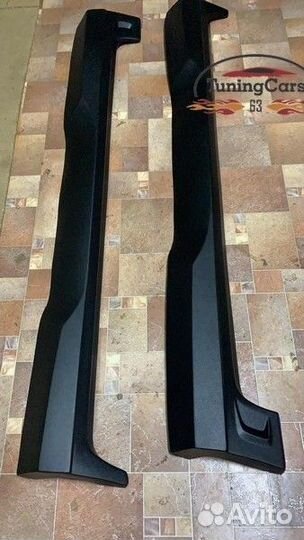 Накладки на пороги пластиковые KIA Spectra