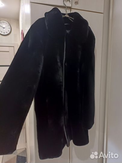 Шуба мутоновая мужская