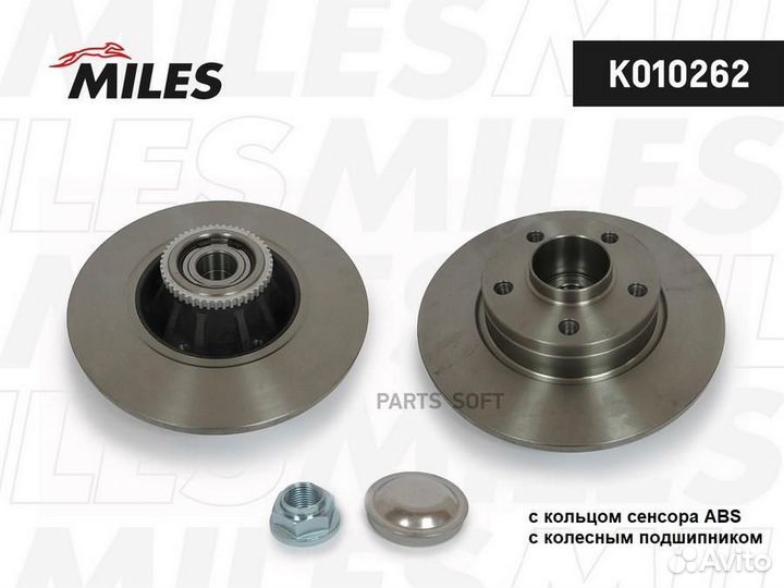 Miles K010262 Диск тормозной nissan primastar/opel