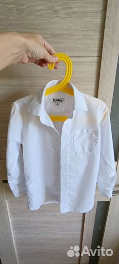 Рубашка белая р. 116