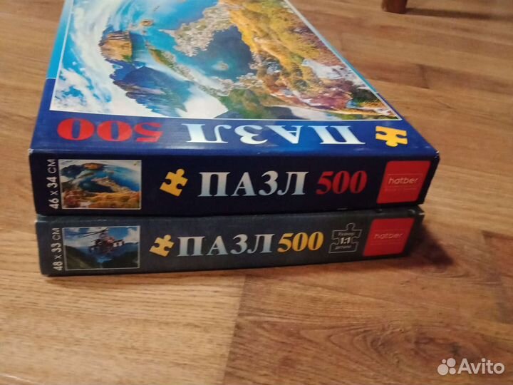 Пазлы 500 деталей hatber