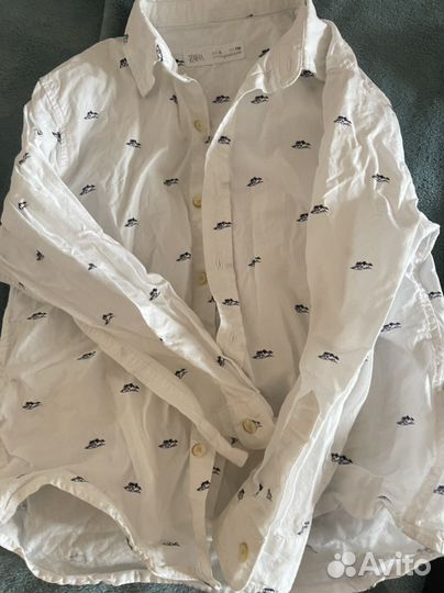Рубашка и брюки на мальчика 116 Zara
