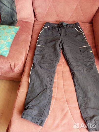 Штаны из плащевки, рост 158