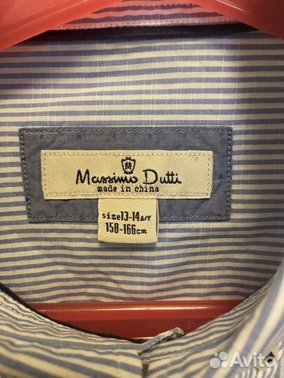 Рубашка доя мальчика Massmo Dutti р. 158-166 см