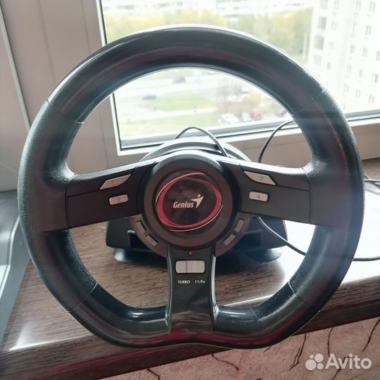 Игровой руль genius speed wheel 5pro