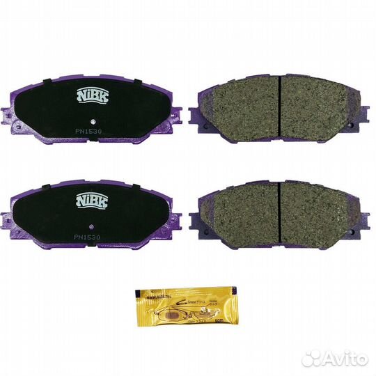 Колодки дисковые nibk PN1530