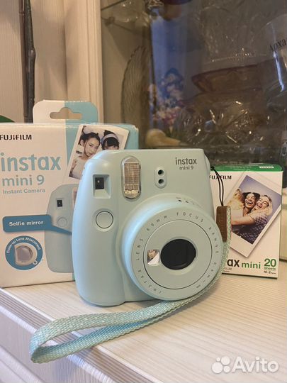 Instax mini 9 голубой