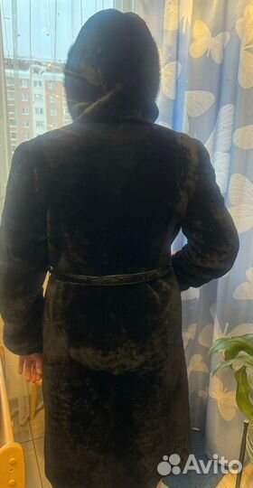 Шуба мутон 52р б/у