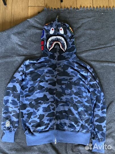 Зип худи bape shark