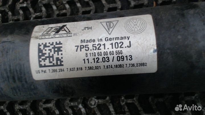 Кардан Porsche Cayenne, 2012