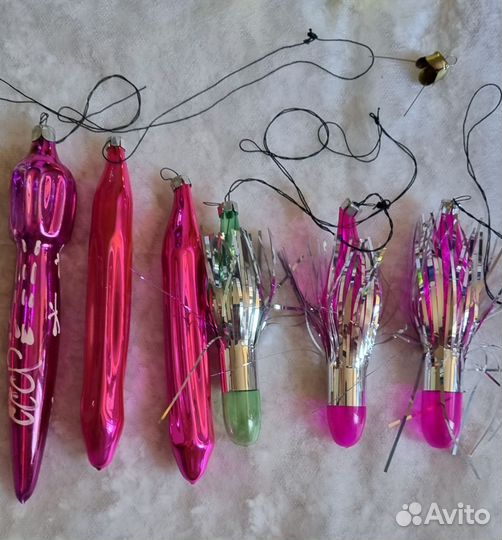 Елочные игрушки СССР