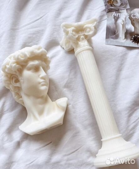 Свеча давид и колонны