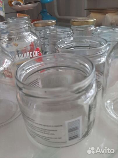 Банки стекло разные