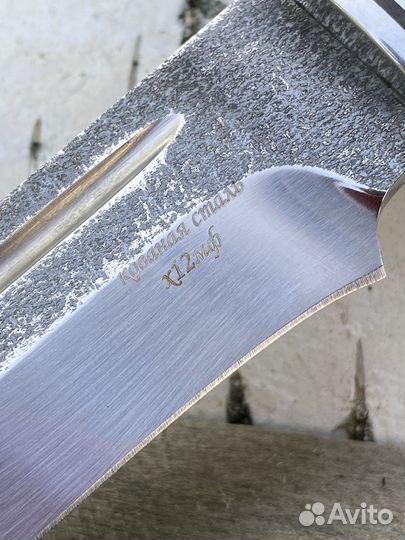 Нож охотничий кованый х12 мф