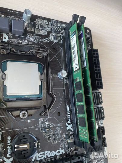 Материнская плата asrock b85 core i3 4330