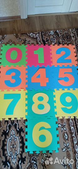 Детский коврик пазл