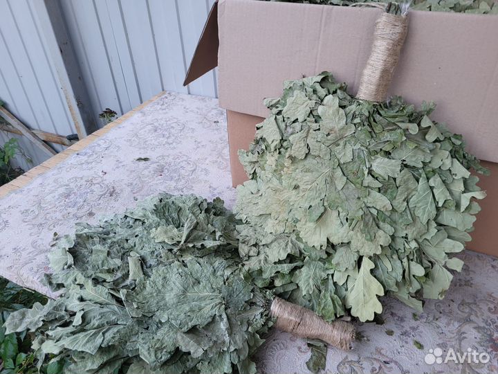 Банные веники дуб премиум