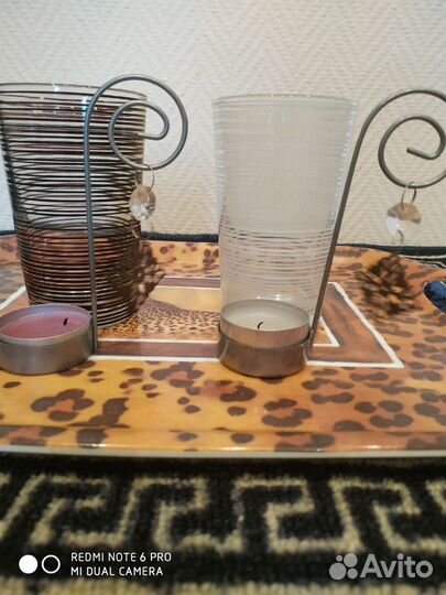 Подсвечник стеклянный, La Redout