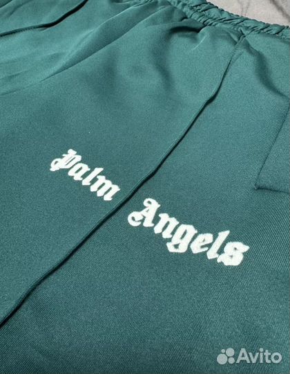 Штаны palm angels track green