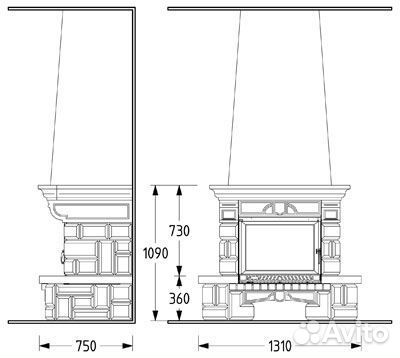 Каминная облицовка Supra