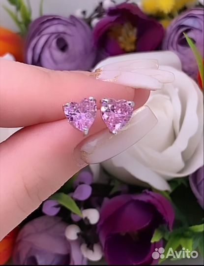 Серьги серебро 925
