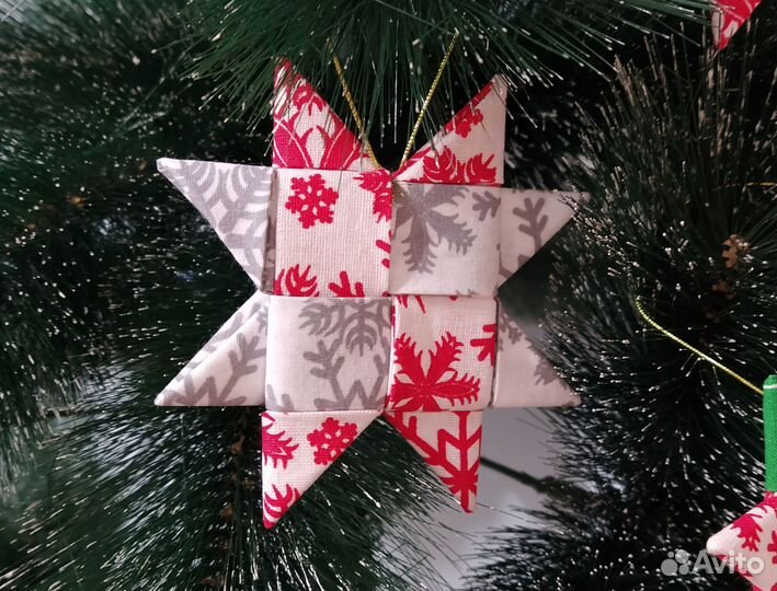 Елочные украшения ручной работы