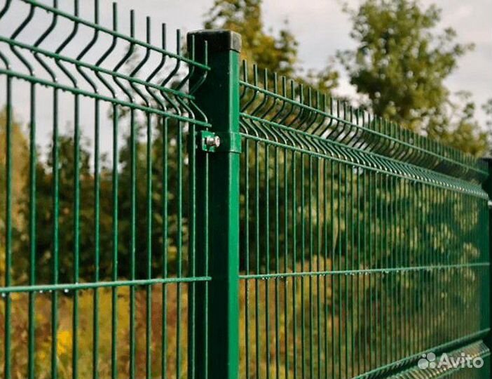 Забор сетка 3d