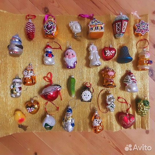 Елочные игрушки Стекло Фабрика Елочка