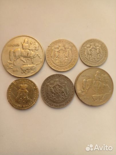 Монеты Болгарии 1882-1990гг