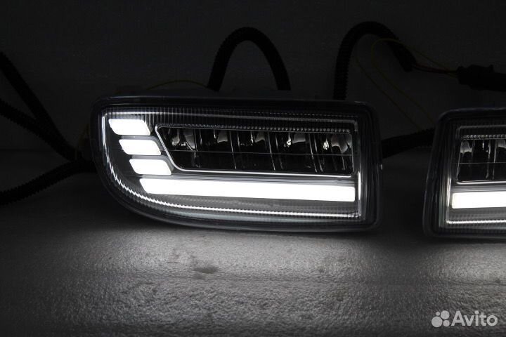 Land Cruiser 100 LED Туманки диодные дхо B7CH5