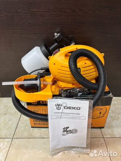Электрический краскопульт deko dksg800 hvlp