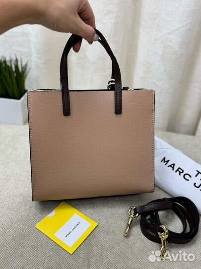 Marc Jacobs The Leather Mini Grind Tote Bag