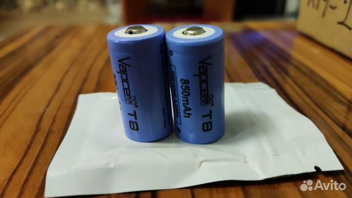 Аккумулятор vapcell 16340 (CR123A, CR17345)