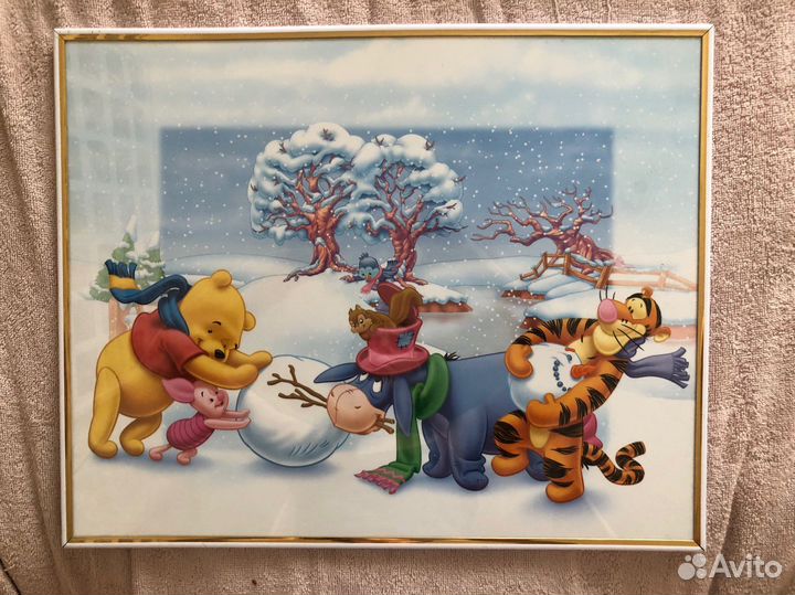 Постер Картина для детской Винни-Пух