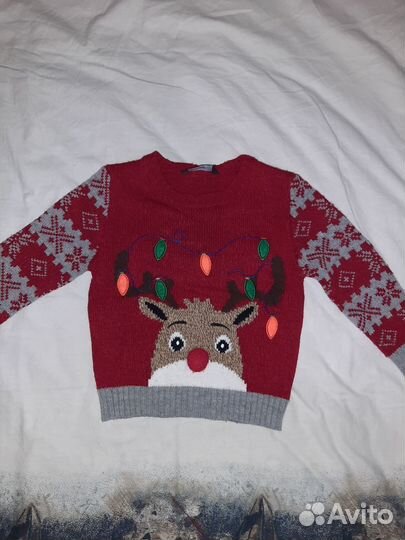 Новогодний свитер на малыша George