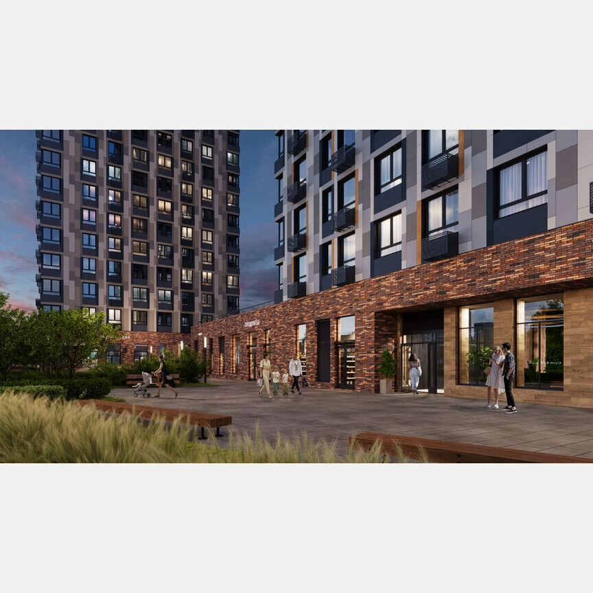 2-к. квартира, 48,6 м², 6/29 эт.