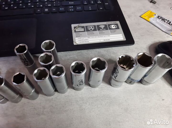 Головки торцевые 3/8 king tony Force Licota biltem