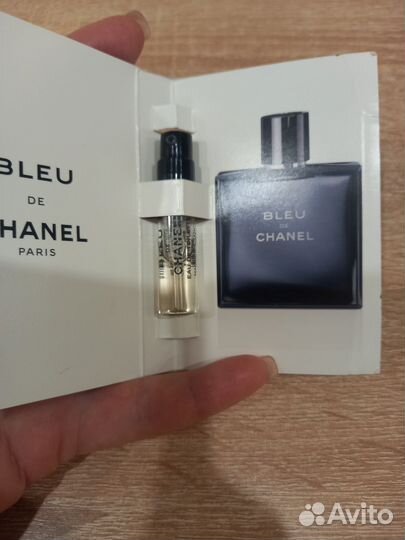 Оригинал пробники Bleu de chanel