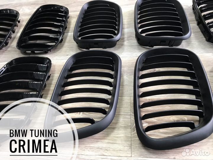Решетки Радиатора Ноздри бмв е53 Х5