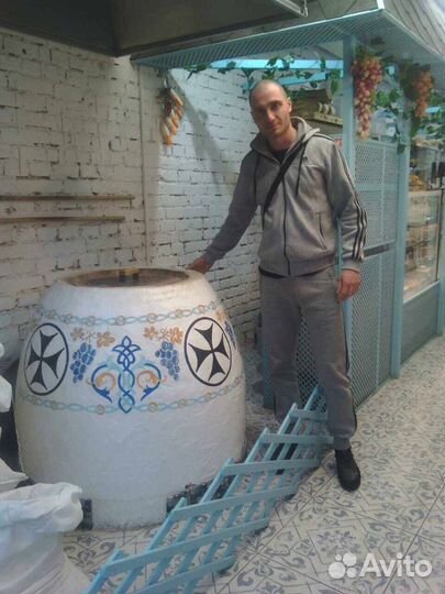 Тандыр.Тандырщик. Мастер. Грузинский тандыр