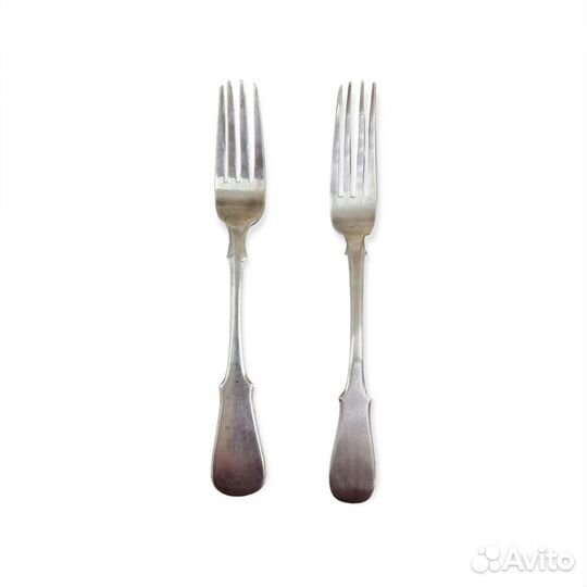 Серебряные вилки 84п. 1874г. 1877г