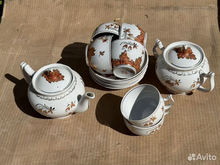 Чайный сервиз вербилки СССР барбарис